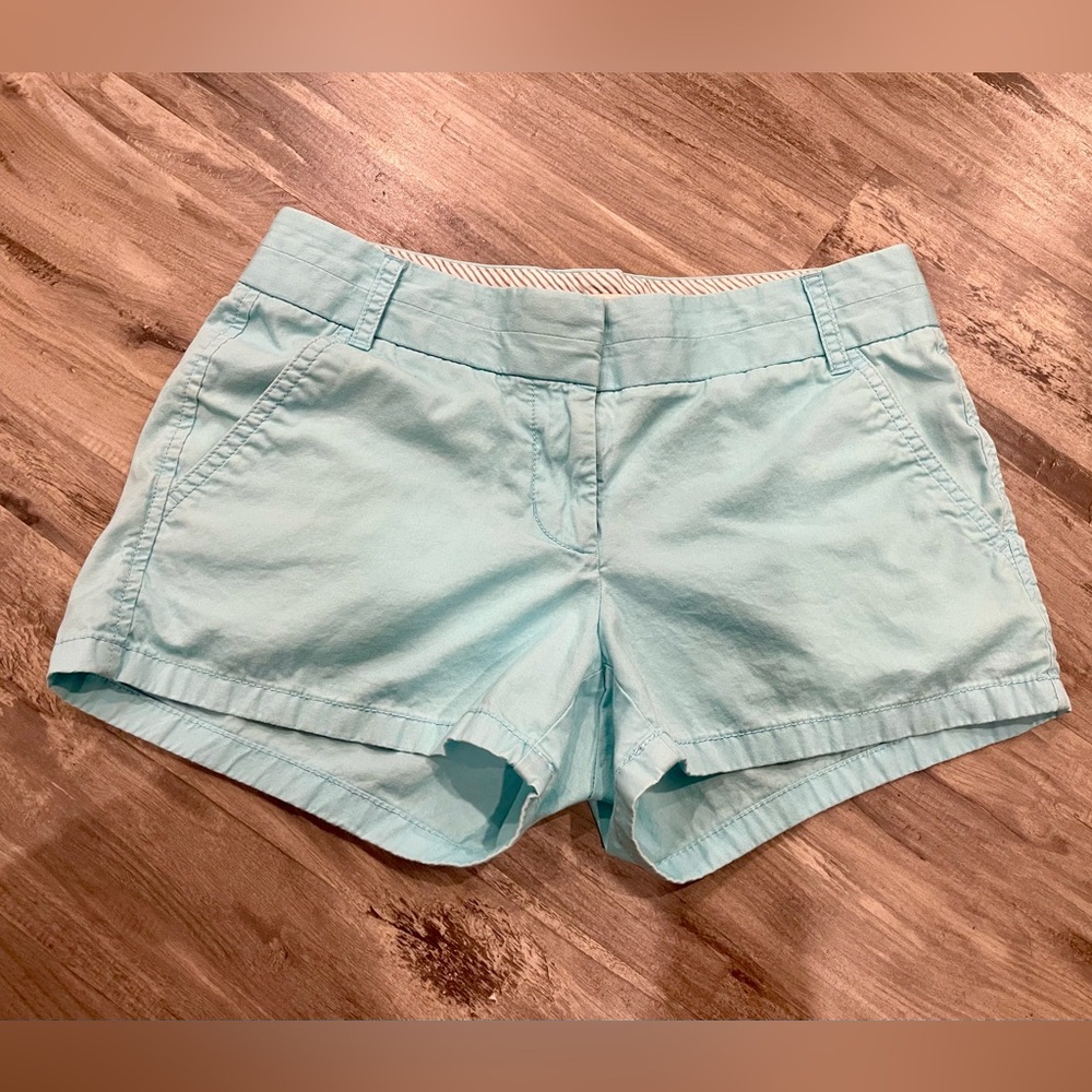 J. Crew 3" Classic Chino Blue Shorts